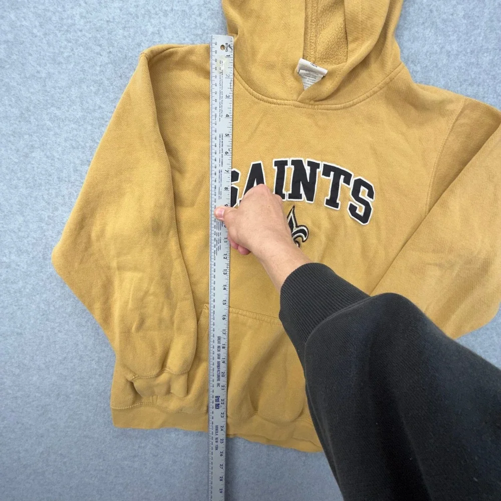 NFL Team Apparel‎ New Orleans Saints Youth XL Hoodie Gold Fleur-de-lis Pullover